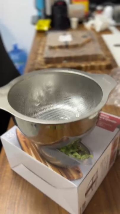 Bộ tô kèm rổ inox cao cấp Kaiyo Nhật Bản size 20 24cm hàng chính hãng ...