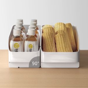 Refrigerator Storage Box Cabinet Food-grade Organizer Storage Preservation Boxes for Beverages Vegetables Fruits Eggs