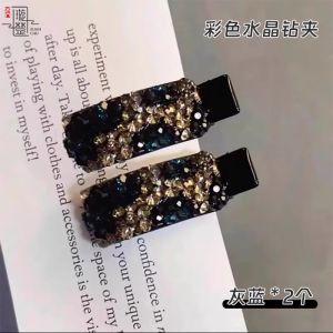 2025 New Side Hair Clip Womens Princess Hair Accessories Diamond Eyebrow Brooches Clamp Female Korean Style Fashion Jewelry