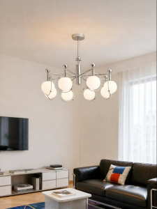 FANCY LAMP CLUB | Modern Bauhaus Stylish Star-Ring Chandelier