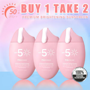 Premium Brightening Sunscreen Cream SPF 50 PA++++ Waterproof Face Sunblock for All Skin Types