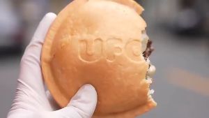 เครื่องกดเบอร์เกอร์ UFO Burger waffle maker Not Stick ZB-BJL2 1300W 💥มีพร้อมส่ง