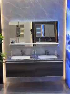 LHệ FREESHIP Tủ chậu gương lavabo phòng tắm CT-83 cửa hít nhựa PVC đặc lõi cao cấp siêu bền đẹp