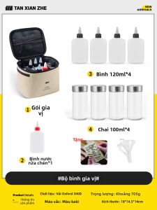 TanXianZhe | Bộ Bình Gia Vị Dã Ngoại Di Động
