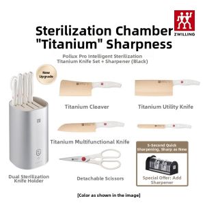 ZWILLING | Smart Antibacterial Titanium Knife Set 6-Piece