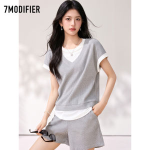 7.Modifier | Bộ Đồ Hai Mảnh Đối Chiếu Màu Nữ