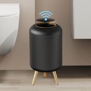 2025 New Smart Dustbin with Lid Automatic Sensor Kitchen Trash Bin Electric Garbage Bin for Kitchen/Bedroom/Living Room/Office
