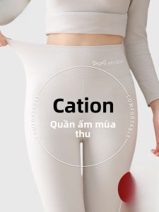 MiiOW | Quần lót nữ cạp cao dày dặn mùa đông Quần lót lót lông cừu Quần dài ấm áp cho phụ nữ Quần lót mùa thu Quần lót cạp cao