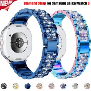 For Samsung Galaxy Watch 8 40 44mm Shining Rhinestone Bracelet Wristband For Galaxy Watch  8Classic /Ultra 2025 Band Accessories