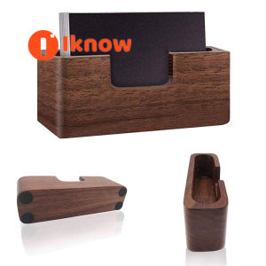 I know Professional Wooden Decoration Filing Office Supplies Card Display Holder Tables Organizer Storage Box Business Card Case