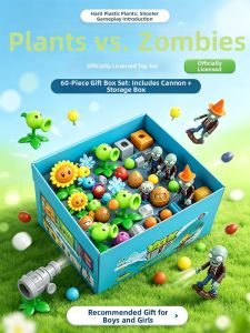 CHANZHE | Plant vs Zombies Full Set Toys Soft Vinyl Pea Shooter for Children Gift