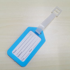 Durable Plain Travel Luggage Tag Baggage Name Address Identifier Card Waterproof