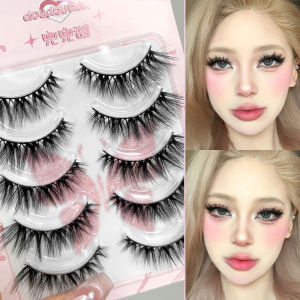 Dorisna Asian Mixed Race False Eyelashes Cosplay Thick Demon European and American Smoked Barbie Hot Girl 3D False Eyelash