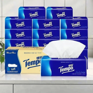 Tempo | Thickened 4-Layer Paper Tissues 18 Packs
