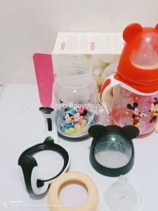 BOTOL SUSU BAYI DOT LEBAR POPMAX 360ML KARAKTER MICKY MOUSE LUCU UNIK TEBAL BERKUALITAS BPA FREE