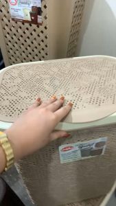 Multi-Purpose 2Size Laundry Basket With Cover: Durable & Portable Storage