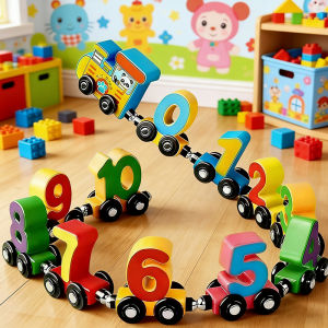 JIFANPAUL | Đồ Chơi Xe Tàu Xây Dựng Từ Nam Châm Giáo Dục