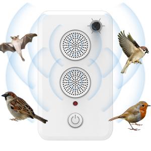 Bat Repeller Devices Adjustable Electric Animal Trap Ultrasonic Rechargeable Bird Defense System Rechargeable Deterren t