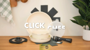 GREENPAN CLICK CHEF Ceramic Nonstick IH Induction Pan Frypan Egg Pan Cookware Set 5p