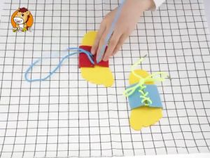 Kid Learn To Tie Shoelaces Toy Montessori Education Life Skill