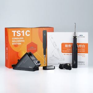 Miniware | MINIWARE TS1C 45W Cordless Soldering StationMini Digital Bluetooth Soldering IronSuper Capacitor Powered SMD Rework Tool