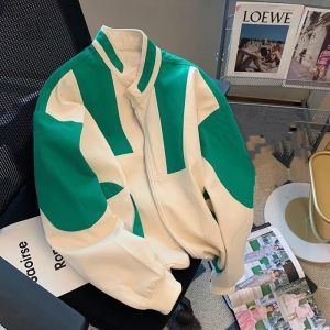 PAZHAOLANG | Plus Size Color Blocking Design Jacket