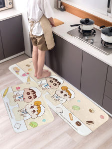 Anti-Slip Kitchen Bedroom Door Mat Long Rectangle Cartoon Anime Home Use Carpet Oil Resistant Non-Slip Floor Rug for Entrance