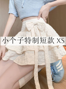 Váy Ngắn Chữ a Cạp Cao Phong Cách Hàn Quốc Màu Trơn Váy Ngắn Mùa Hè Cho Nữ Cỡ Nhỏ 145cm Cao Cấp Có Lớp Lót Bên Trong