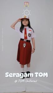 Seragam TOM - Rok SD Rempel Pendek Hitam