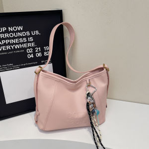 Retro Tote Bag Womens Commuter Bag Large Capacity Single Shoulder Armpit Bag Casual Fashion Soft Surface PU Leather Handbag