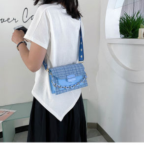 Tas Selempang Wanita Kulit PU Shoulder Sling Bag Tali Rantai Korean Kasual Fashion Style COD T222