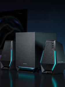 Edifier | Edifier G1500Max Desktop Computer Speakers High Quality Sound Bluetooth 5.3 USB AUX Interface 2.1 Channel Wood Body Game Special