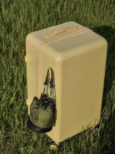 Cross-Border Fashion Trendy Travel Suitcase Large Capacity 28-inch Airwheel Pull Rod Box Lightweight Durable Neutral for Men and Women