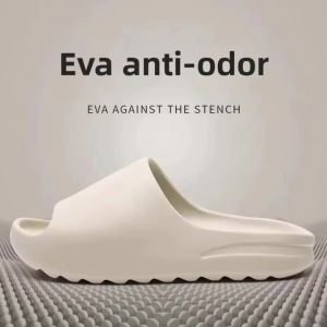 EVA House Shoes Non-Slip Thick Soft Platform Slide Sandals for Women Men Indoor Outdoor Shower Bathroom Slipper for Adult