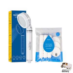 Atojet Vitamin C Shower Head Chlorine Removal Skin Care  BPA Free  High Water Pressure