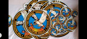 eagless 3/4/5 inches set of 3pcs. Decals self adhesive Vinyl Sticker Laminated Waterproof weatherproof scratchproof For cars and motors or personalized stuff. Fabs Decals