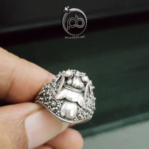 Cincin Pria Perak 925 Asli Barong Rangda Bali Handmade