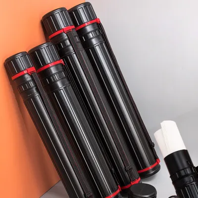 Expandable Poster Tube Drawing Storage Tube for Artworks Scrolls With Document Rack Tube Container Case Carrying Picture Poster