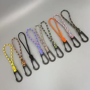 Dây Đeo Chìa Khóa Bằng Dây Dù Tết Với Móc Khóa Nhanh - Dây Đeo Cổ Tay Chống Mất Cho Hoạt Động Ngoài Trời Cắm Trại Đi Bộ Đường Dài Dụng Cụ EDC Cỡ M