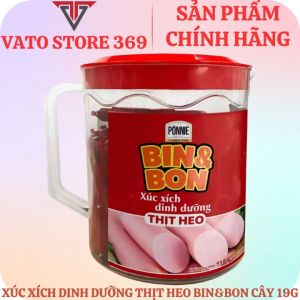 Xúc xích dinh dưỡng PONNIE BIN BON cây 19g