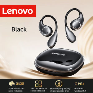 Lenovo | Choice Lenovo TA320 Bluetooth 5.4 Wireless Earbuds Low Latency Gaming Earphones Ear Hooks TWS Headphones Sport Headset with Mic