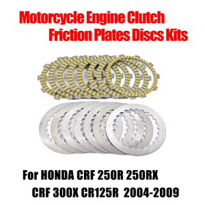 For Honda CRF 250R 250RX 300X CRF 250 250 300 X CR125R CR 125 R 2004-2009 Motorcycle Engine Clutch Friction Plates Discs Kits