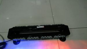 12V - 24V Red-Blue Magnetic Responder Emergency Light for Cars