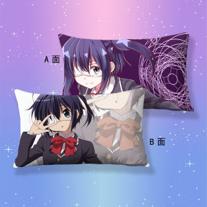 Anime Pillowcase Single Student Yandere Love 48*74cm Bird Flying Six Flowers Polyester Fiber Single Person Pillow Cover