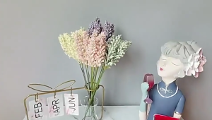 6PCS wheat ears Artificial flowers arrangement guest bedroom study room furnishing home decor study