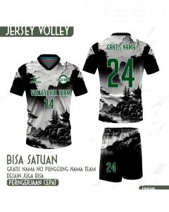 KAOS JERSEY VOLI FREE COSTUME GRATIS NAMA NO LOGO TEAM DAN NAMA TEAM (NEW-2)