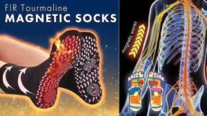 💥DiyHomeIpoh💥 Tourmaline Magnetic Therapy Self Heating Relax Comfortable Foot Care Socks Terapi Sakit Kaki Lenguh Kebas Tapak Bengkak Stoking Sarung Magnetik Haba Panas Socks Stokin/Stoking Berpantang Sarung Sakit Kaki Bengkak Terapi Pantang Panas