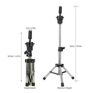 Mannequin Head 100% Synthetic Hair Hairdresser Training Head With Tripod Manikin Cosmetology Doll Head For Braiding Styling