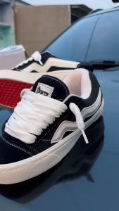 Sepatu Untuk Sepatu sneaker Jogging DUXCI SAS ORIGINAl warna hitam clasik Retro model tali busa gemuk gendut untuk pria dan wanita terbaru sekolah sd smp sma