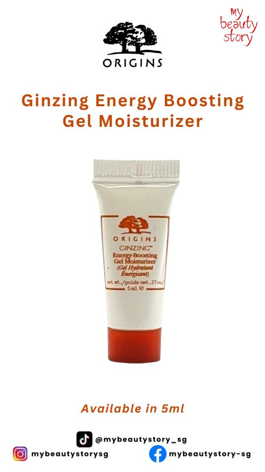 Origins Ginzing Energy Boosting Gel Moisturizer 5ml Travel Size